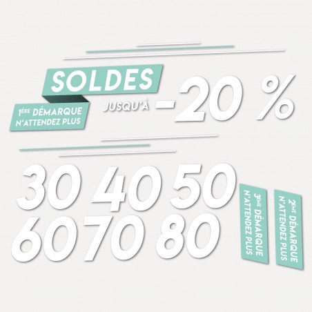 Kits adhésifs soldes - modèle 1