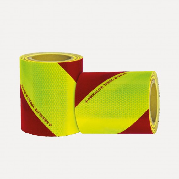 Bandes rétro-réfléchissante jaune et rouge