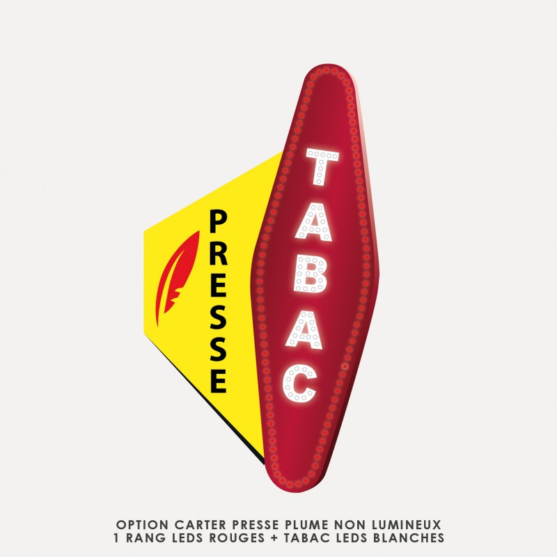 Carotte de tabac double face - Avec presse