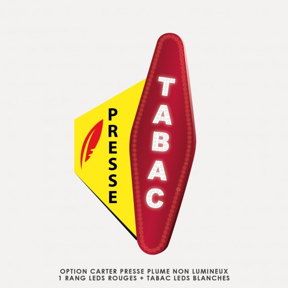 Carotte de tabac double face - Avec presse
