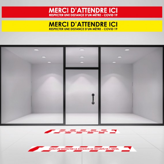 Bande de Signalétique Sol Distance - M2