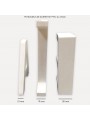 Lettres en relief - PVC blanc standard