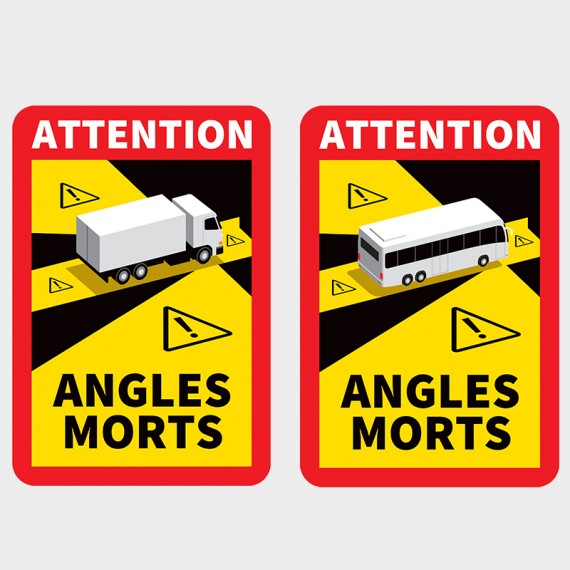 Adhésif angles morts pour les véhicules lourds