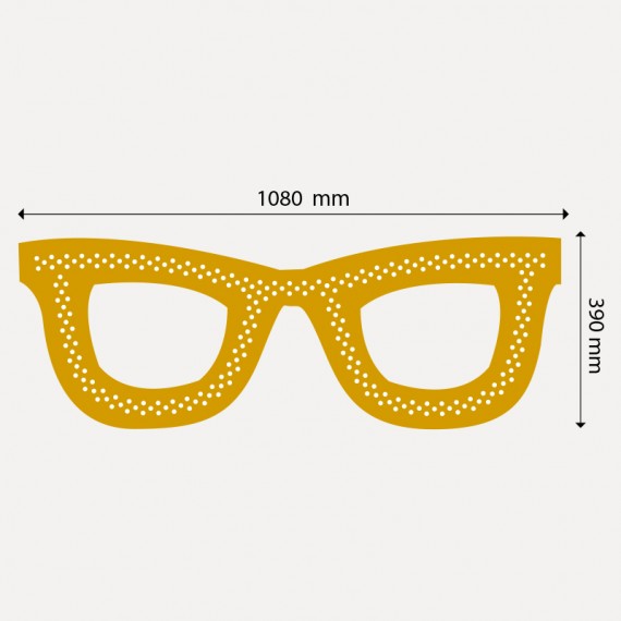 Enseigne lunettes d'opticien lumineuse