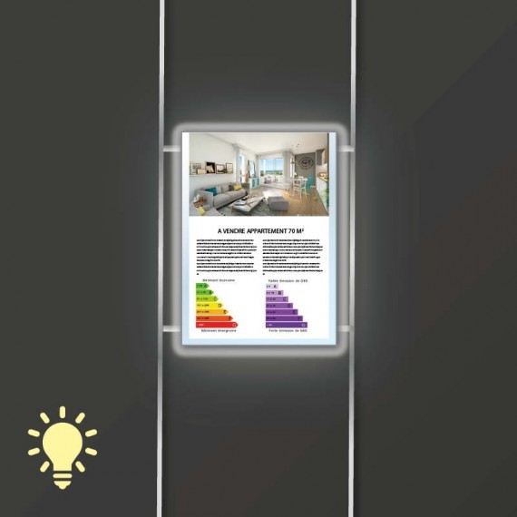Porte affiche LED