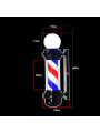 Enseigne barbier vintage lumineuse