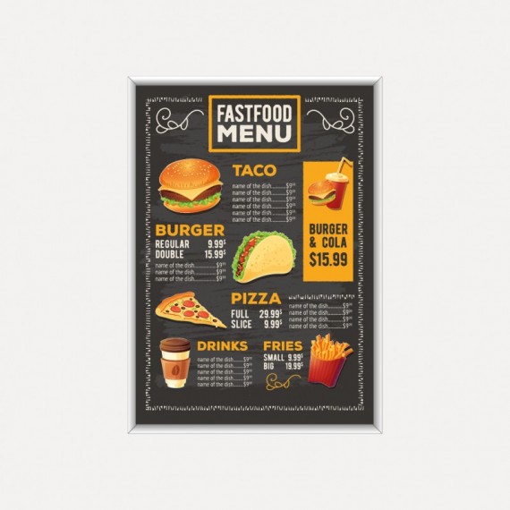Menu board LED