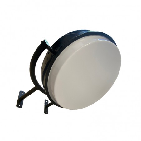 Enseigne drapeau lumineuse motorisée rotative 40 cm