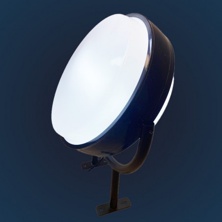 Enseigne drapeau lumineuse motorisée rotative 40 cm