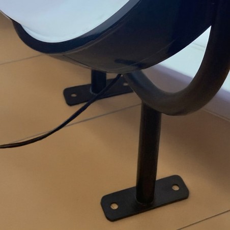 Enseigne drapeau lumineuse motorisée rotative 40 cm