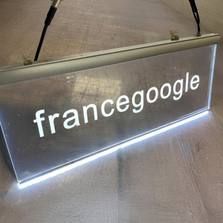 Panneau LED personnalisable d'intérieur - Enseigne suspendue