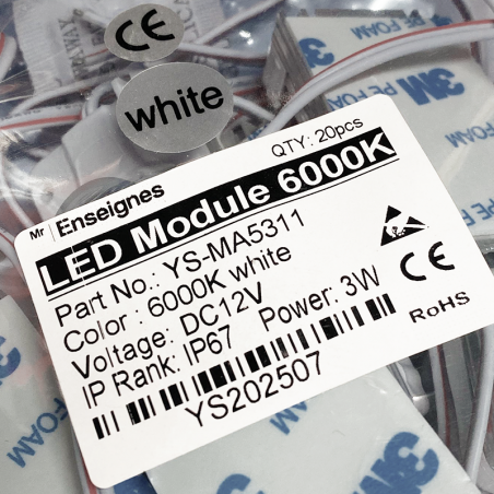 Module LED MonoBloc - Éclairage enseigne drapeau