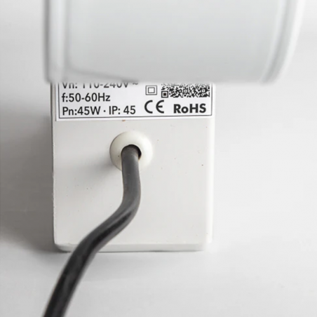 Enseigne drapeau bords arrondis lumineuse standard 600 mm