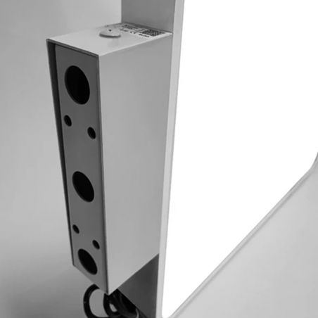 Enseigne drapeau bords arrondis lumineuse standard 600 mm